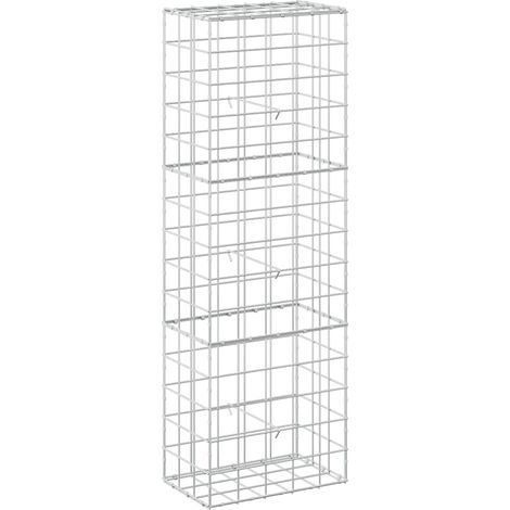 Gabion avec fil de 3,5 mm et maille de 10 x 10 cm 50 x 30 x 150 cm - vidaXL (1/5)