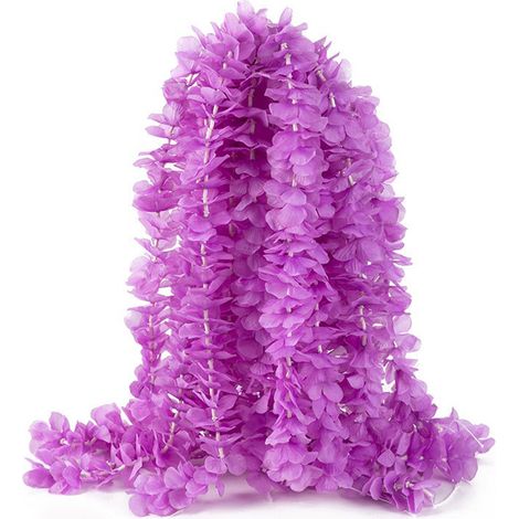 10 künstliche Glyzinien-Hängeblumen aus Seide, Glyzinienranken-Girlande, künstliche Glyzinienranken, Hängeblumen für Partys, Heimdekoration (1/2)