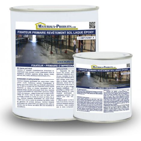 Fixateur primaire revêtement sol laque Époxy - 2.5 Kg Incolore - MATPRO