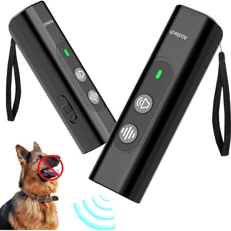Dispositivo antiabbaio per cani - Dispositivo antiabbaio per fermare i cattivi comportamenti del cane - Dispositivo antiabbaio a ultrasuoni per cani, si rifiuta di urlare e schiaffeggiare - Il miglior (1/5)