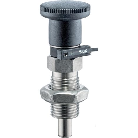 Boulon de verrouillage, avec capteur/avec bouton, sans blocage  d1 = 10 mm / d2 = M16 x 1,5 / l2 min = 12 mm (1/2)