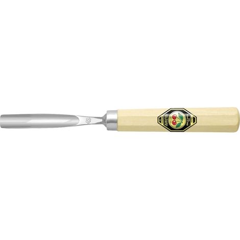 KIRSCHEN 3219002 CISEAUX DE SCULPTEURS AVEC MANCHE COUPE 10 COURBÉ 2MM, BEIGE/ARGENT (1/2)