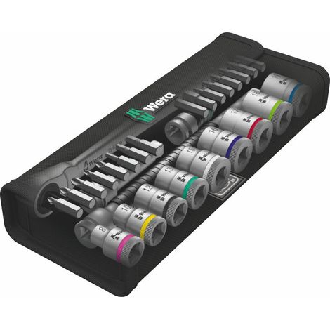 Steckschlüsselsatz Zyklop Metal 29-tlg.3/8 Zoll SW 8-19mm Z.72 6KT WERA