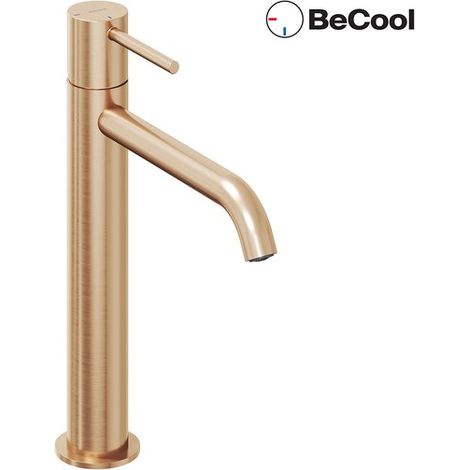 Ravak Espirit - Grifo de lavabo, BeCool, oro rosa cepillado X070403 (1/5)