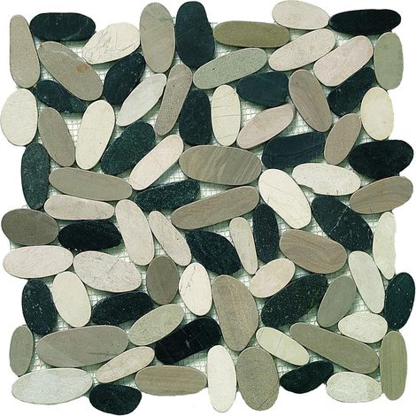 DUNE 185913 PEBBLES LIGHT 30,5x31,5 Mosaico Piedra - ref: 185913 (1/2)