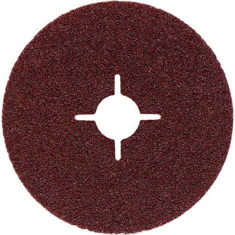 Disque fibre 125 mm P 40, corindon brun, acier, métaux non-ferreux 25 pièces