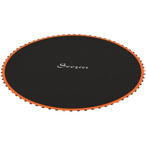 Tapis de trampoline rond, en polypropylène, orange Ce produit est fabriqué avec des matériaux de haute qualité, offrant une excellente durabilité et... (1/5)