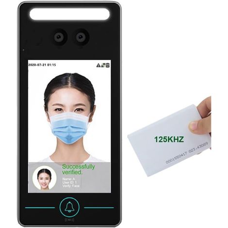 Machine de pointage pour les employés des petites SpeedfaceV4L TCP/IP reconnaissance faciale dynamique paume carte RFID système de contrôle d'accès aux portes Machine de présence de temps Machine de c (1/5)