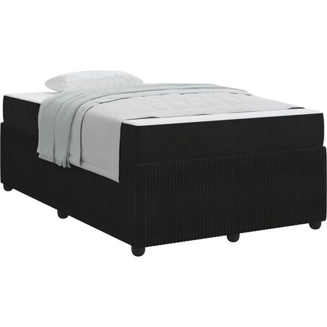 Maison Exclusive - Estructura de cama con colchón Negro 120 x 190 (1/5)