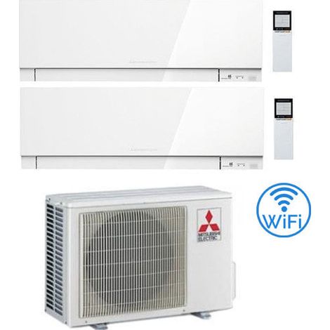 Mitsubishi Kirigamine Zen Wifi Weiß Dual Split Inverter Klimaanlage 9000 + 9000 BTU mit E.U. MXZ-2F53VF Klasse A+++/A++ NEU (1/5)