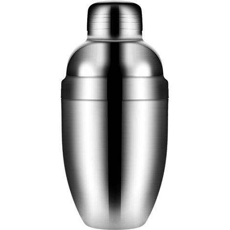 Shaker à cocktails non magnétique en acier inoxydable pour boissons, café, glaçons, vin, cocktails, accessoire de bar pour les fêtes, 250 ml (1/5)