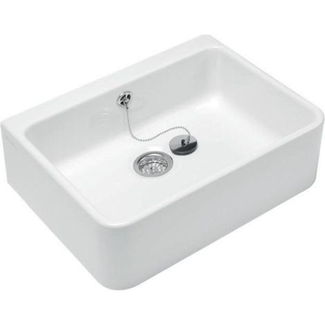 Villeroy & Boch O.novo - Spülbecken, 60x50 cm, Keramik, Alpinweiß 63220001 (1/5)