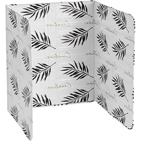 Baffle Plaque - Aluminium - Pour Cuisinière - Anti-Graisse - Pliable - 30 x 40 cm - 1 Pièce (1/5)