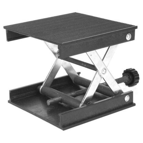 DEESSE SHOP-Table élévatrice en métal 90 x 90mm – Hauteur de levée 90mm – Support de levage pour laboratoire – Résistance à la corrosion (1/5)