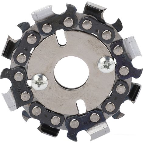 Disque à bois 2.5 pouces 8 dents, lame circulaire chaîne pour meuleuse, outil de coupe et façonnage