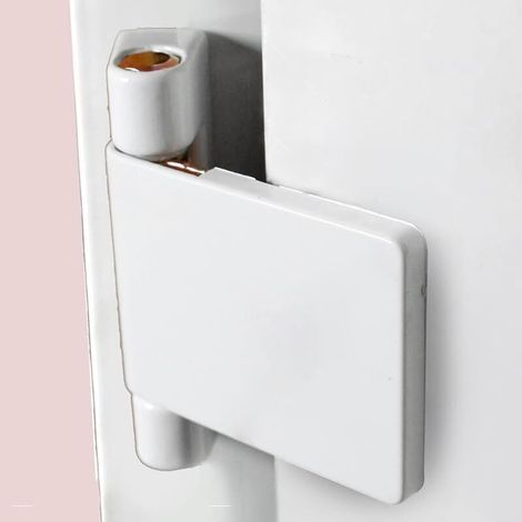 Charnière Robuste en Alliage de Zinc pour Portes Battantes, Fenêtres PVC et Portes Composites – Blanc (1/2)