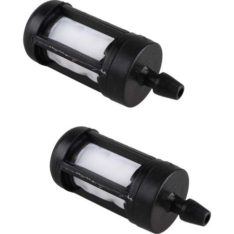 Set mit 2 kleinen Kraftstofftankfilter-Halterungen, kompatibel mit Schläuchen mit 2,5 mm Innendurchmesser für Kettensägen und Heckenscheren. (1/5)
