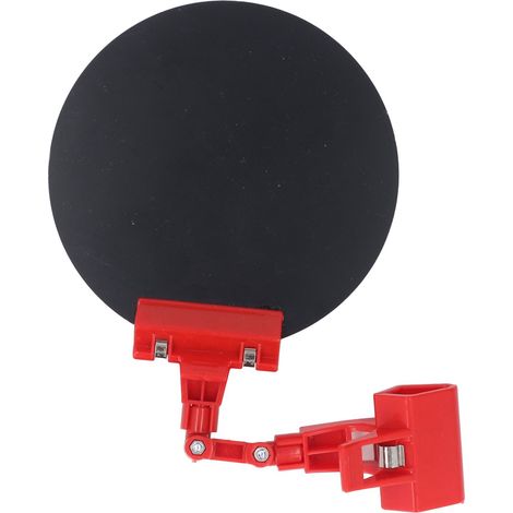 Écran de soudage automatique à clipser 16 cm de diamètre, verre filtrant à teinte variable, rouge (1/5)