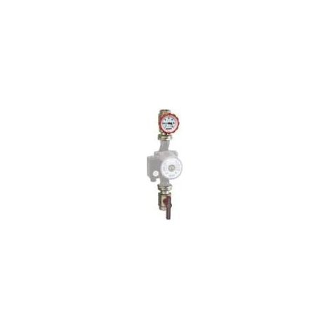 Groupe de raccords de pompe Simplex SX DN25 G1i PN16 MS nickel. 2pcs. Gr. thermom. F10255 (1/2)