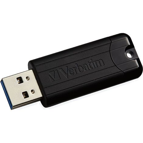 Verbatim USB Stick 16GB PinStripe Schwarz (49063) (1/5)