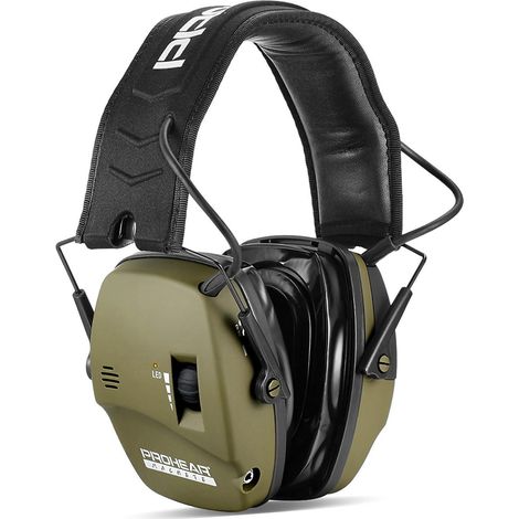 Gehörschutz Silikon Ohrpolster Lärmminderung SNR28dB Grün No Bluetooth (1/5)
