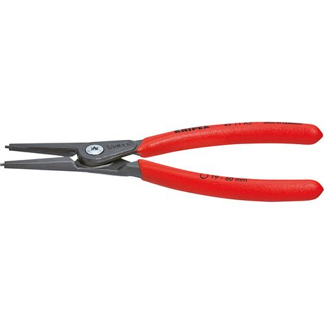 Knipex 49 11 A2 Pinza per anelli di sicurezza Adatto per (Pinze per anelli) Anelli esterni 19-60 mm Forma della punta d (1/5)