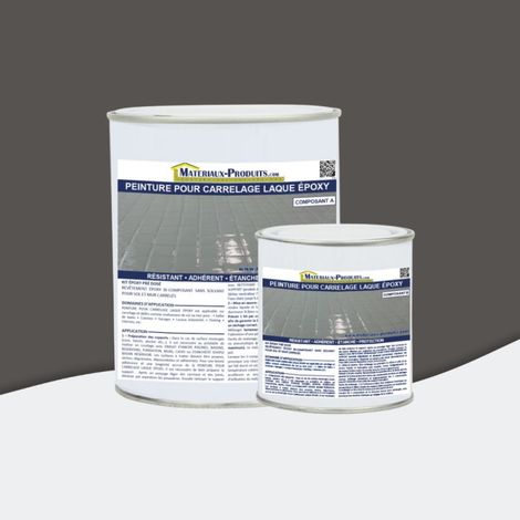 Peinture pour carrelage laque époxy - 5 Kg Gris basalte - MATPRO