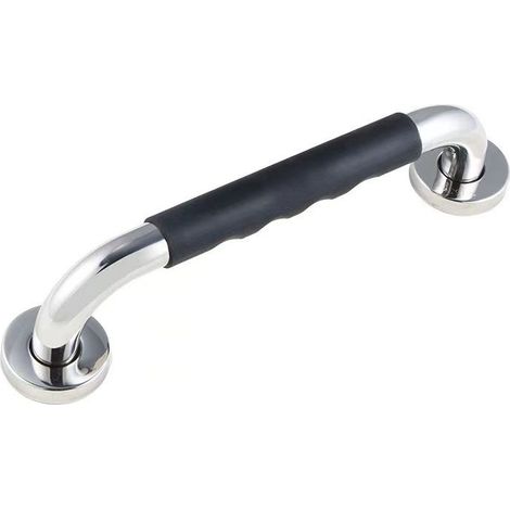 Barre d'Appui WC 30cm Lot de 2 Antidérapante Barre d'Appui de Salle de Bain, Barres Douche Baignoire Main Courante Inoxydable Maintien Poignée Douche Âgées/Handicapées/Enfants/Enceinte (1/4)