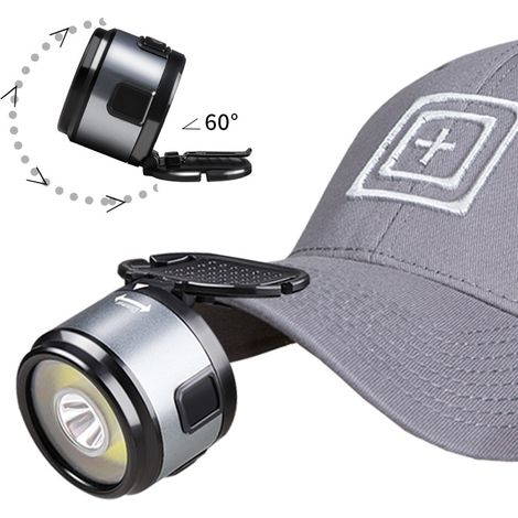 Luz de trabajo multifuncional XPG+COB con gancho magnético, luz de camping, luz deslumbrante, linterna para correr, pesca nocturna, 1 unidad