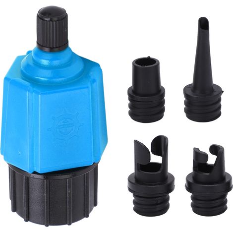 Adaptateur de Valve à Air pour Pompe à Gonflage, Convertisseur pour Kayak, Bateau Gonflable, Paddle Board et Radeau - Bleu (Connecteur 1) (1/5)