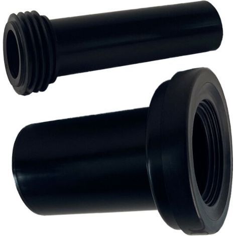 Vidage WC Tuyau de raccordement monolithe pour WC autonome Longueur totale 300 mm (1/5)
