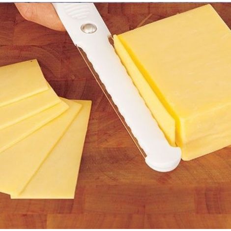Ensemble de 5 petits ustensiles multifonctionnels en plastique : coupe-fromage, coupe-pizza.-AquaForge (1/5)