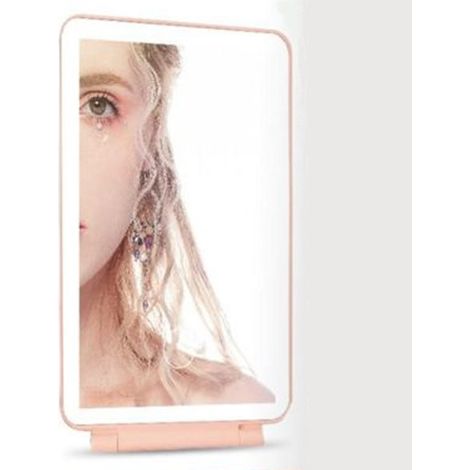 TRADE SHOP - Specchio Per Trucco Con Illuminazione 3 Tonalità Di Luce Bianca Per Bagno Comodino Q-jz1600 -