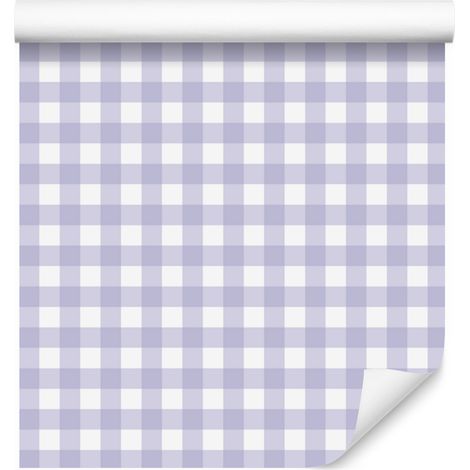 Papier peint à motifs blancs et bleus pour salon et chambre, 50 x 1000 cm (1/5)