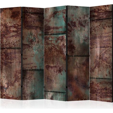 Paravent 5 Volets "Dark Metal Sheet" 172x225cm (1/2)