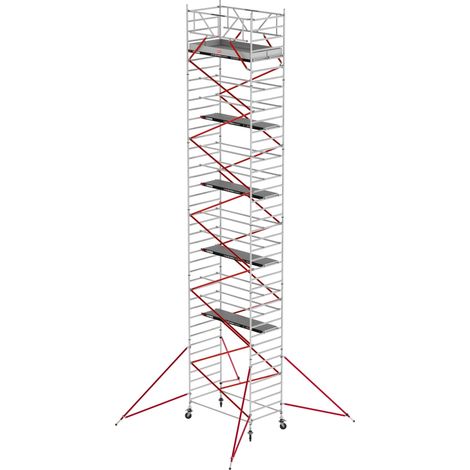 Altrex Fahrgerüst RS Tower 52 Aluminium mit Holz-Plattform 13,20m AH 1,35x2,45m (1/5)