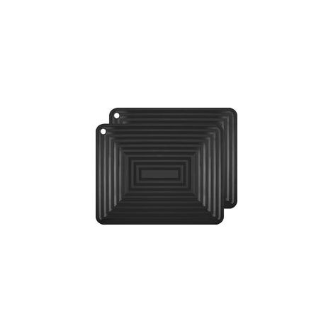 Dessous de Plat Silicone, 2PCS Anti-dérapant Anti-Chaleur Multifonction Repose-cuillère Dessous de Verre de Cuisine Tapis de Table pour Cuisine et Salle à Manger (1/5)