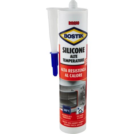 Bostik Silicone Alte Temperature Rosso 280ml (1/4)