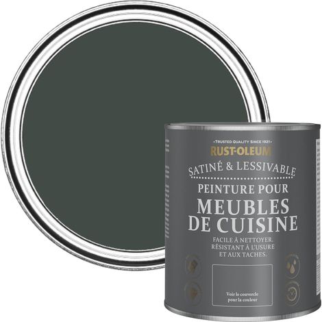 Peinture Verte pour Meubles de Cuisine, Finition Satinée - After Dark 750ml (1/5)
