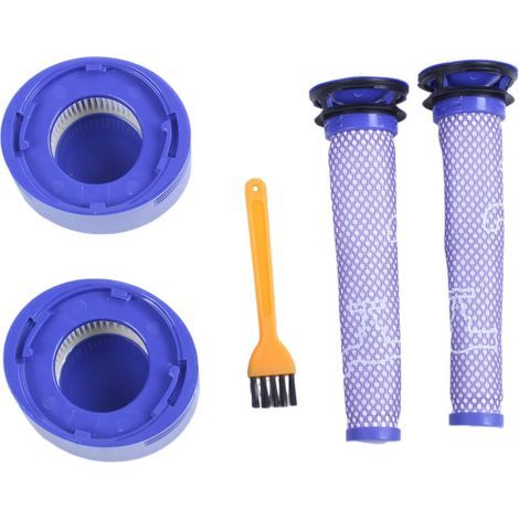 Ersatzfilter-Set für V8 Vorfilter + Nachfilter HEPA-kompatibel V7 V8 Pet Staubsauger Absolute Cordless für Vorfilter,
