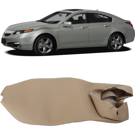 Couvercle en cuir pour accoudoir de console centrale, compatible avec Acura TL 2009-2012, beige. (1/5)