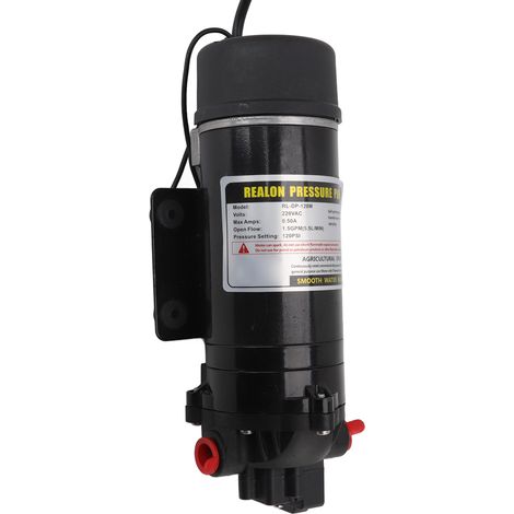 Mini pompe à membrane électrique, pompe de pulvérisation électrique, filetage femelle G3/8 pour l'irrigation agricole, prise UE 220 V (1/5)