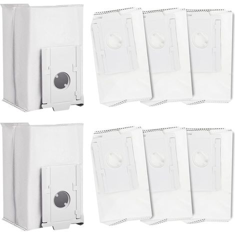 YanBan Lot de 8 sacs à poussière de rechange compatibles avec Samsung VCA-RDB95 Jet Bot+, Jet Bot Al+ Robot aspirateur Dirty Bag (1/4)