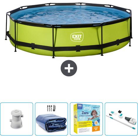 Exit-toys Piscina Exit Rotonda - 360x76 cm - 5-pezzi SCB26 (1/4)