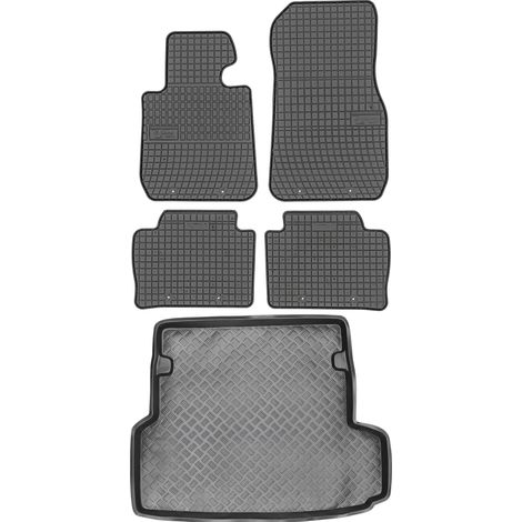 BMW 3er F31 T-Modell (2011–2018) – SET: Gummifußmatten + Kofferraummatte