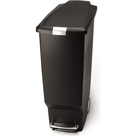 Simplehuman - Abfalleimer Slim 40 l,Schwarz CW1361