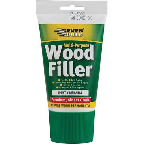 Everbuild Multipurpose Premium Joiners Grade Light Stainable Wood Filler - 100ml (1/3)