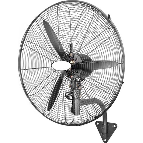 Ventilador de pared industrial Borrasca motor AC 145W negro