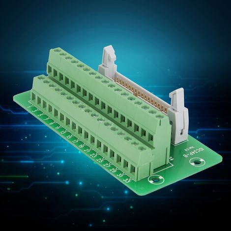 IDC34P 34-poliger Stiftleisten-Breakout-Board-Steckverbinder für SPS-Anschluss mit Halterung (1/5)
