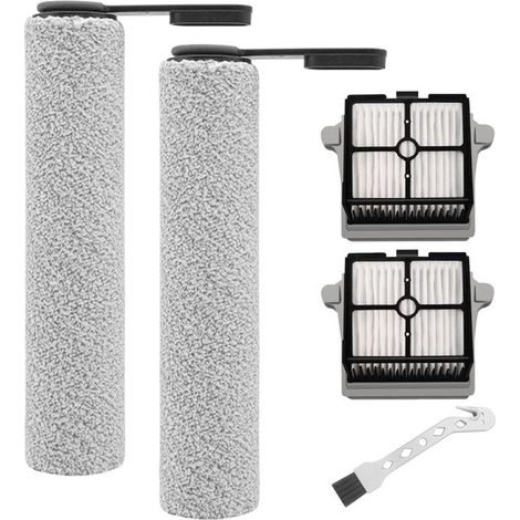 Brosse rotative et filtre de rechange pour aspirateurs eau et poussière Tineco FLOOR ONE S7 PRO/FLOOR ONE S6 (Ce produit est uniquement compatible avec les modèles Tineco FLOOR ONE S7 PRO et S6). - Cr (1/2)